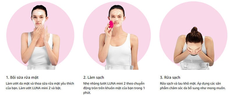 Máy Rửa Mặt Foreo F5494 LUNA Mini 2 Fuchsia