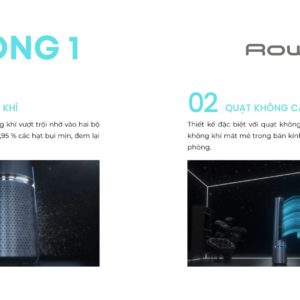 Quạt Không Cánh Kèm Lọc Không Khí Rowenta QU5030