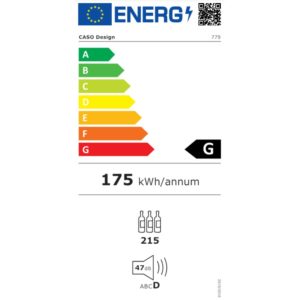 Tủ Rượu CASO 779 WineChef Pro 180 Chai 11 Tu Ruou CASO 779 WineChef Pro 180 Chai 14 Gia Dụng Đức Đà Nẵng