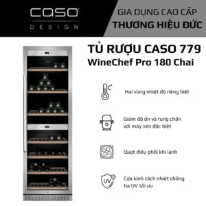 Tu Ruou CASO 779 WineChef Pro 180 Chai 6 Gia Dụng Đức Đà Nẵng
