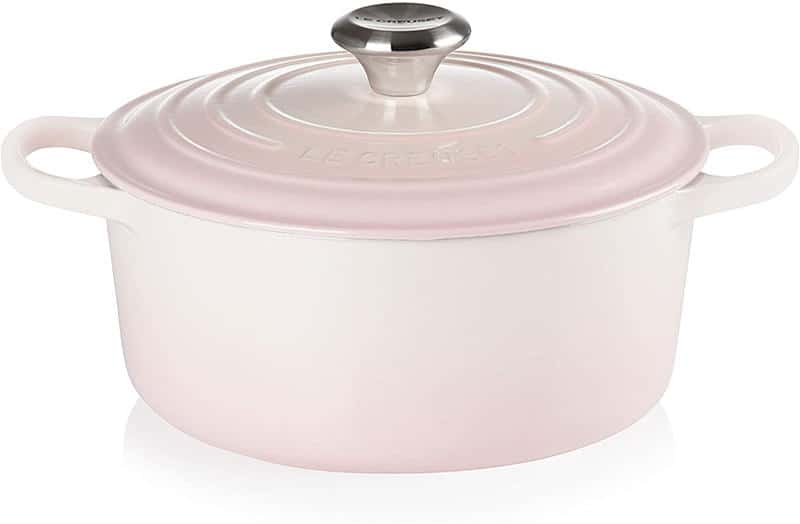 Nồi Gang LeCreuset Bräter rund Evo 24cm Shell Pink 6 1 10 Gia Dụng Đức Đà Nẵng