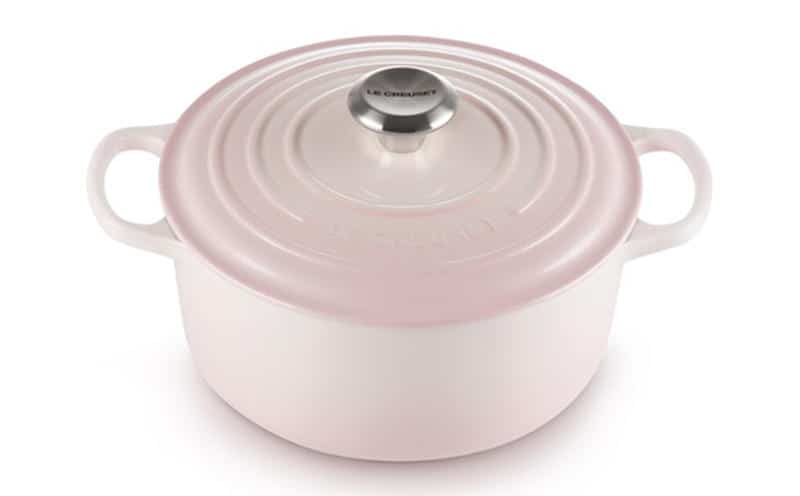 Nồi Gang LeCreuset Bräter rund Evo 24cm Shell Pink 5 Nồi Gang LeCreuset Bräter rund Evo 24cm Shell Pink