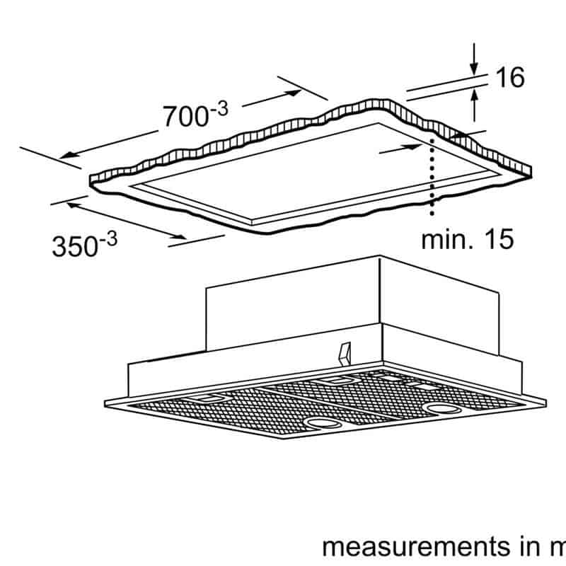 Máy Hút Mùi Âm Tủ Bosch DHL755BL Series 4 9 Máy Hút Mùi Âm Tủ Bosch DHL755BL Series 4