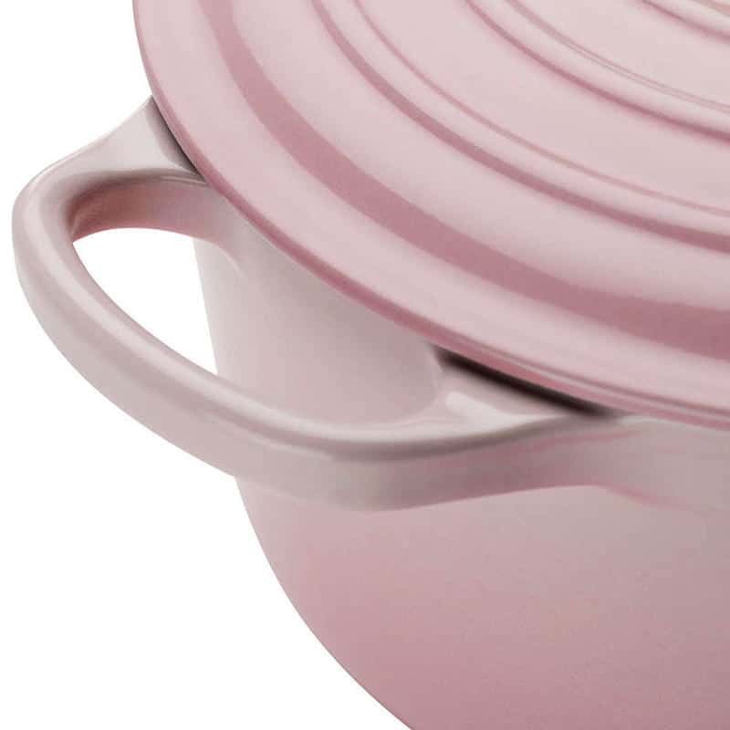 Nồi Gang LeCreuset Bräter Rund Evo 20cm Muschelrosa