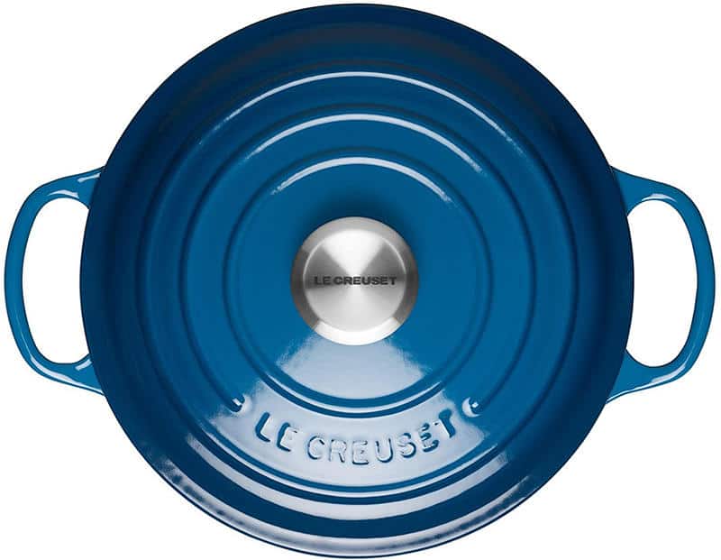 Nồi Gang LeCreuset Bräter Rund Evo 24cm Blue Marseille 9 Nồi Gang LeCreuset Bräter Rund Evo 24cm Blue Marseille