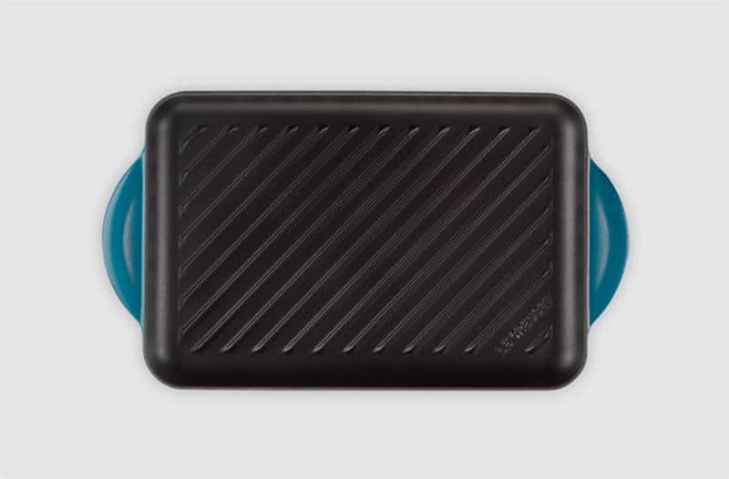 Chảo Nướng Chữ Nhật LeCreuset Grillpfanne Rechteckig Trad 32x22cm Deep Teal