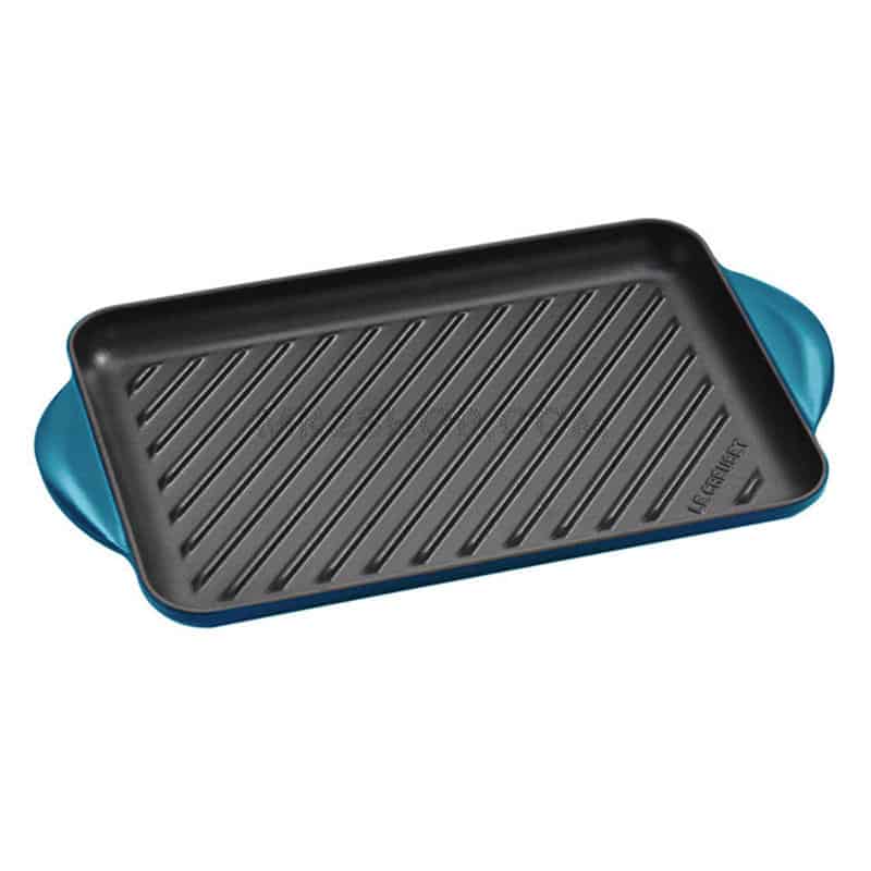 Chảo Nướng Chữ Nhật LeCreuset Grillpfanne Rechteckig Trad 32x22cm Deep Teal