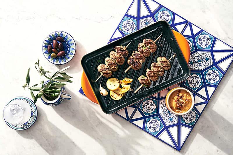 Chảo Nướng Chữ Nhật LeCreuset Grillpfanne Rechteckig Trad. 32x22cm Orange