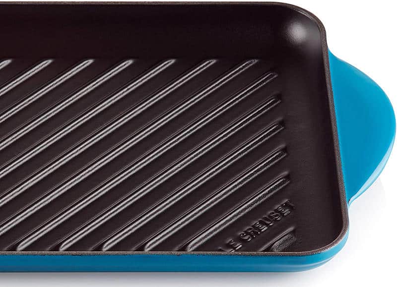 Chảo Nướng Chữ Nhật LeCreuset Grillpfanne Rechteckig Trad 32x22cm Blue Marseille