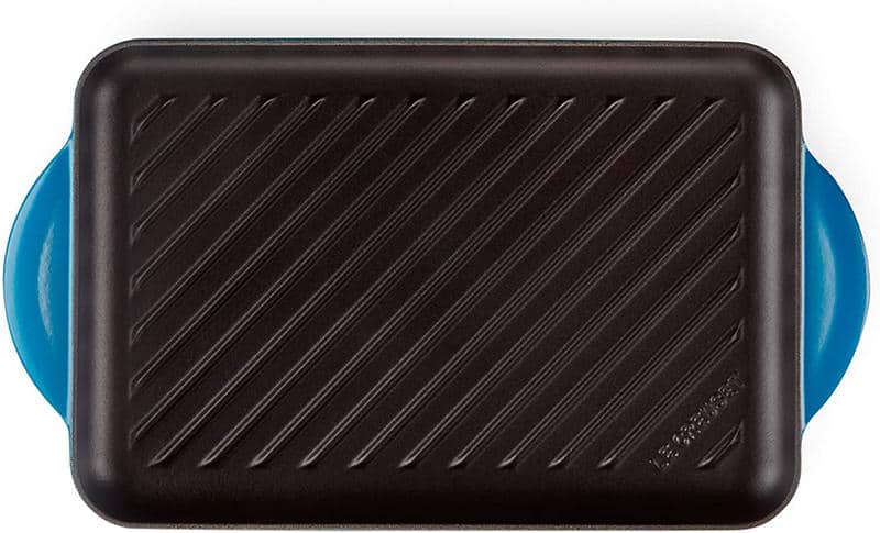 Chảo Nướng Chữ Nhật LeCreuset Grillpfanne Rechteckig Trad 32x22cm Blue Marseille