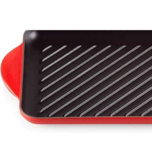 Chảo Nướng Chữ Nhật LeCreuset Grillpfanne Rechteckig Trad. 32x22cm Kirsche 2 LecreusetRK1 3 Gia Dụng Đức Đà Nẵng