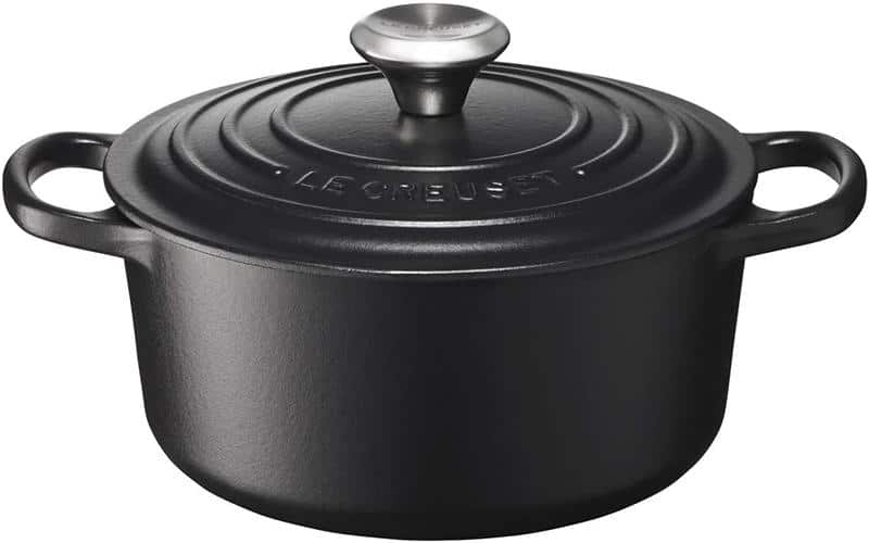 Nồi Gang LeCreuset Bräter rund Evo 20cm Schwarz Matt 5 Nồi Gang LeCreuset Bräter rund Evo 20cm Schwarz Matt