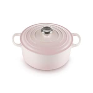 Nồi Gang LeCreuset Bräter rund Evo 24cm Shell Pink 2 c 6 Gia Dụng Đức Đà Nẵng