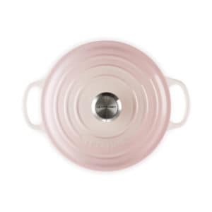 Nồi Gang LeCreuset Bräter rund Evo 24cm Shell Pink 3 d 2 Gia Dụng Đức Đà Nẵng