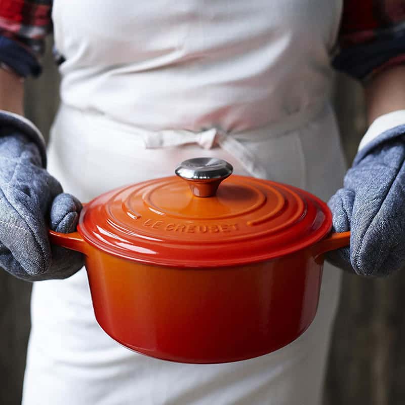 Nồi Gang LeCreuset Bräter rund Evo 22cm Orange 6 LeCreuset Bräter rund Evo 22cm Orange