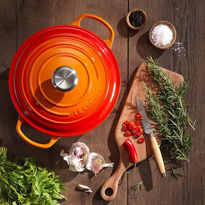 Nồi Gang LeCreuset Bräter rund Evo 22cm Orange 10 h Gia Dụng Đức Đà Nẵng