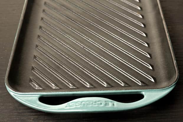 Chảo Nướng Le Creuset 20202321700460 Grillpfanne Rechteckig Trad Chữ Nhật 32x22cm - Karibick (Xanh Dương) - Nhập Khẩu Từ Đức