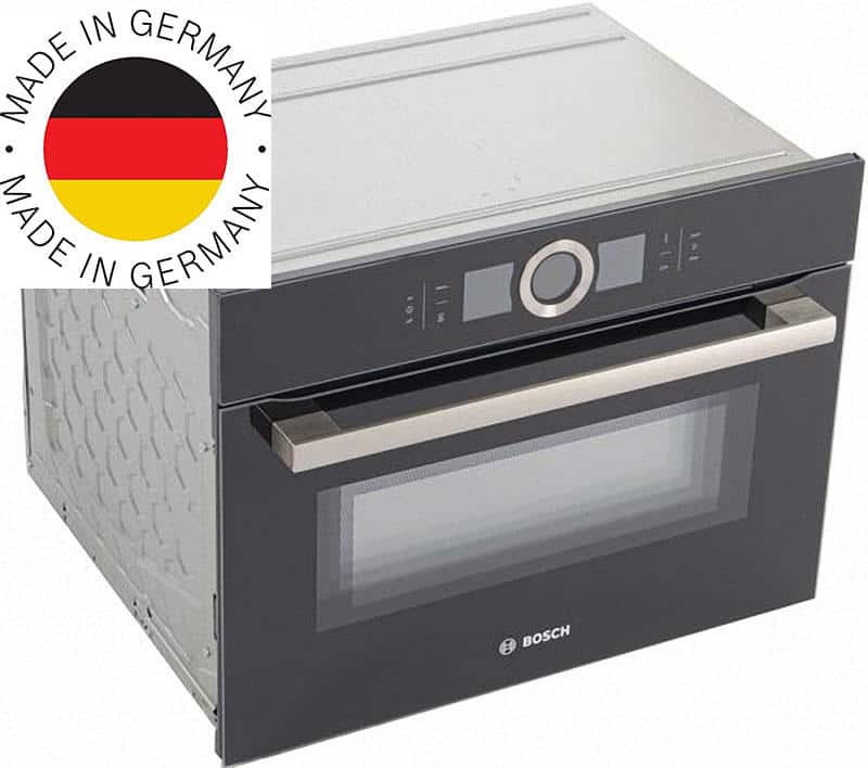 Lò Vi Sóng Kèm Nướng Âm Tủ Bosch CMG636BB1 Serie 8