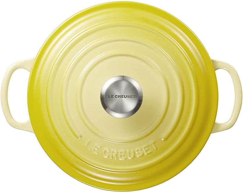 Nồi Gang LeCreuset Evo Màu Vàng 20cm/2,4l 8 Nồi Gang LeCreuset Evo Màu Vàng 20cm/2.4l