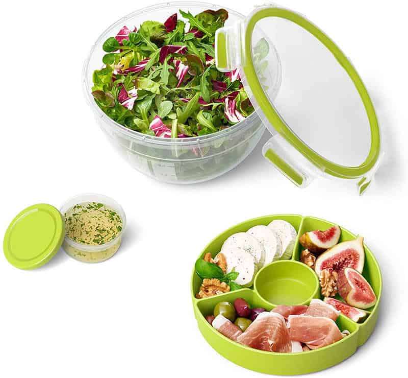 Hộp Đựng Thực Phẩm Emsa Clip & Go N1071300 - 2,6L 12 Hộp Đựng Thực Phẩm Emsa Clip & Go N1071300