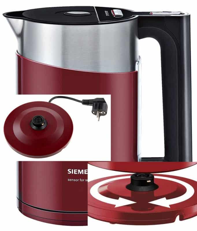 Ấm Đun Siêu Tốc Siemens TW86104P Red