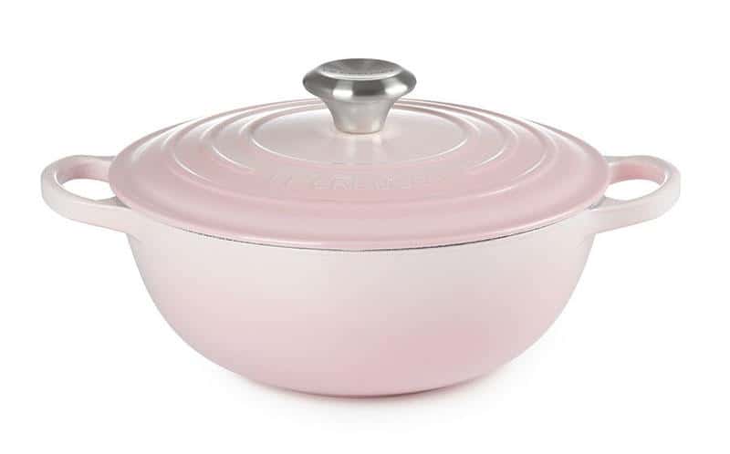 Nắp Nồi Gang LeCreuset La Marmite 24cm Shell Pink
