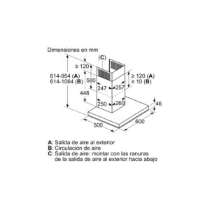 Máy Hút Mùi Treo Tường Bosch DWB67LM50 Series 6 5 Máy Hút Mùi Treo Tường Bosch DWB67LM50ấwr