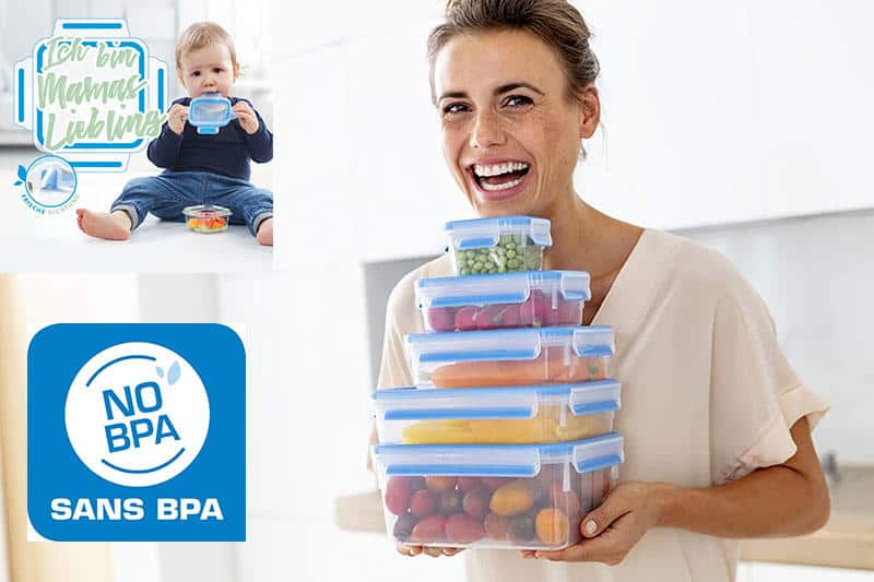 Bộ 5 Hộp Nhựa Đựng Thực Phẩm Emsa 508568