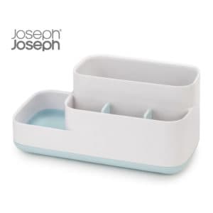 Khay Đựng Bàn Chải Mỹ Phẩm Nhà Tắm Joseph Joseph 70504 EasyStore Trắng Xanh