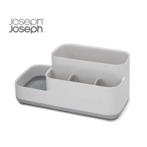 Khay Đựng Bàn Chải Mỹ Phẩm Nhà Tắm Joseph Joseph 70513 EasyStore Trắng Xám