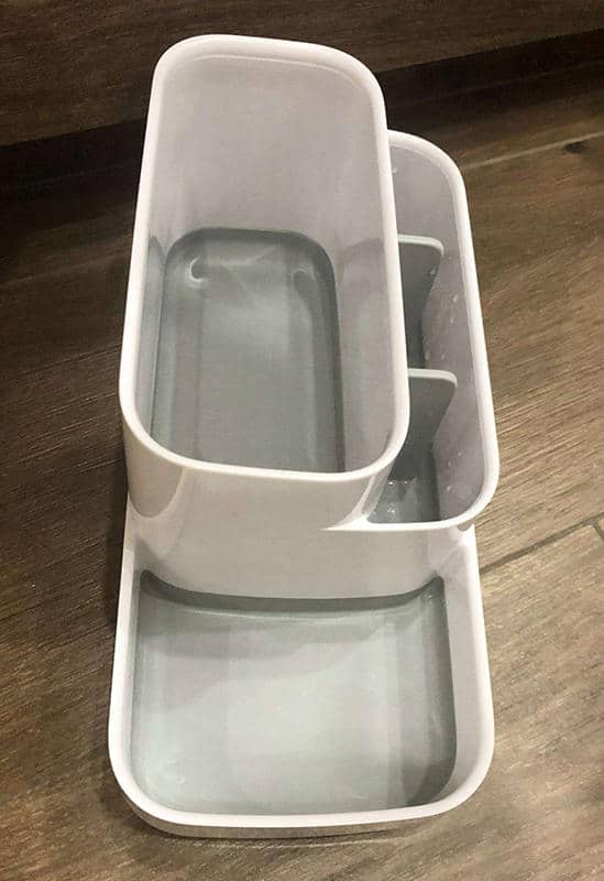 Khay Đựng Bàn Chải Mỹ Phẩm Nhà Tắm Joseph Joseph 70513 EasyStore Trắng Xám 10 Khay Đựng Bàn Chải Mỹ Phẩm Nhà Tắm Joseph Joseph 70513 EasyStore