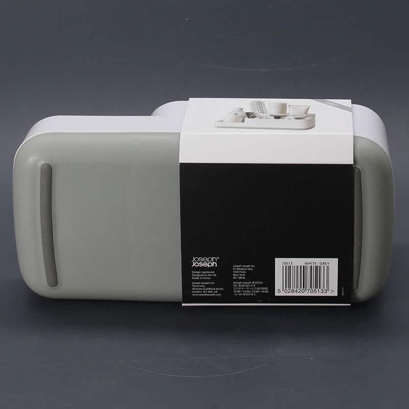 Khay Đựng Bàn Chải Mỹ Phẩm Nhà Tắm Joseph Joseph 70513 EasyStore Trắng Xám 11 Khay Đựng Bàn Chải Mỹ Phẩm Nhà Tắm Joseph Joseph 70513 EasyStore