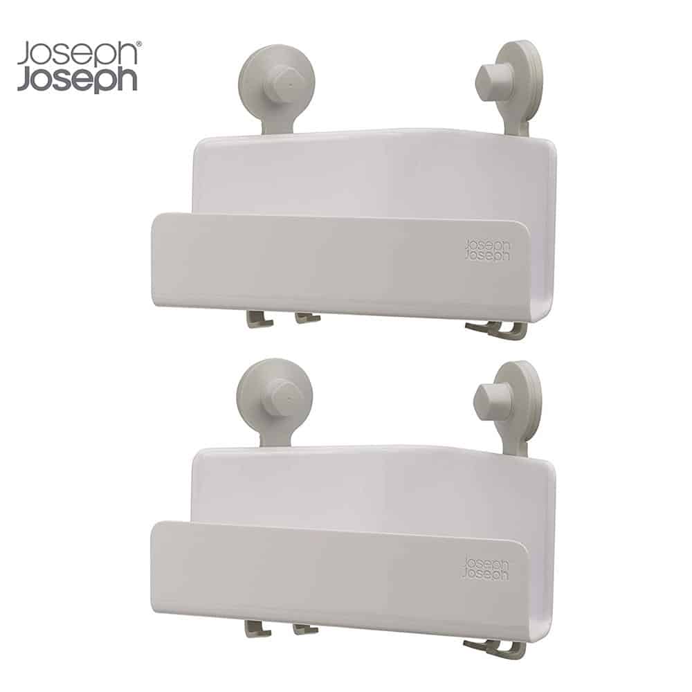 Bộ 2 Kệ Để Đồ Nhà Tắm Gắn Góc Tường Joseph Joseph 70550 EasyStore Bộ 2 Kệ Để Đồ Nhà Tắm Gắn Góc Tường Joseph Joseph 70550 EasyStore