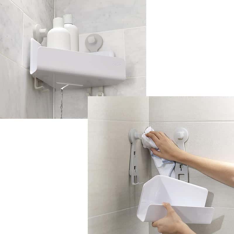 Bộ 2 Kệ Để Đồ Nhà Tắm Gắn Góc Tường Joseph Joseph 70550 EasyStore 11 Bộ 2 Kệ Để Đồ Nhà Tắm Gắn Góc Tường Joseph Joseph 70550 EasyStore