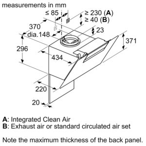 : Máy Hút Mùi Bosch DWK87EM60 Serie 2: Máy Hút Mùi Bosch DWK87EM60 Serie 23