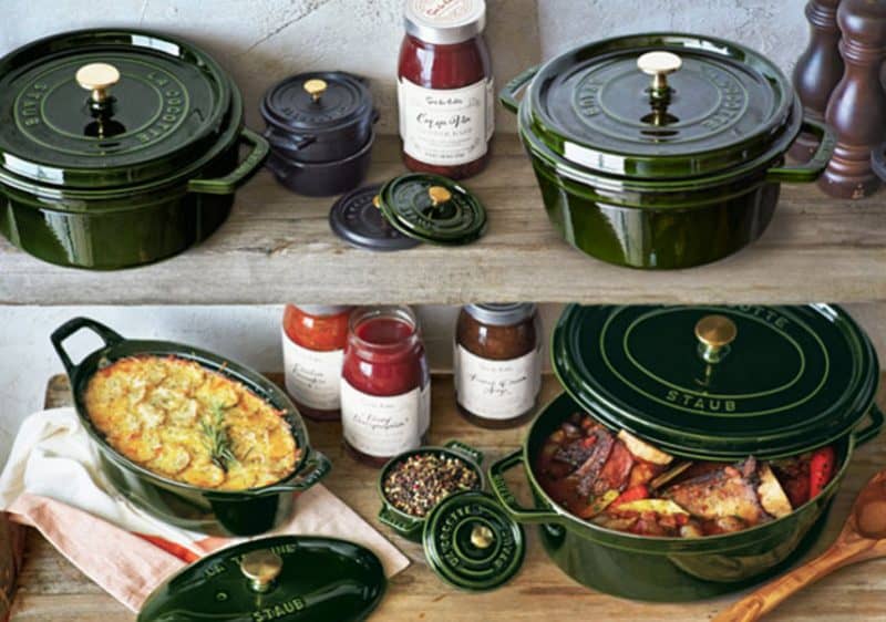 Nồi Gang Staub Round Cocotte Basil 24cm 40509-356-0 15 Nồi Gang Staub Round Cocotte Basil 24cm 40509-356-0