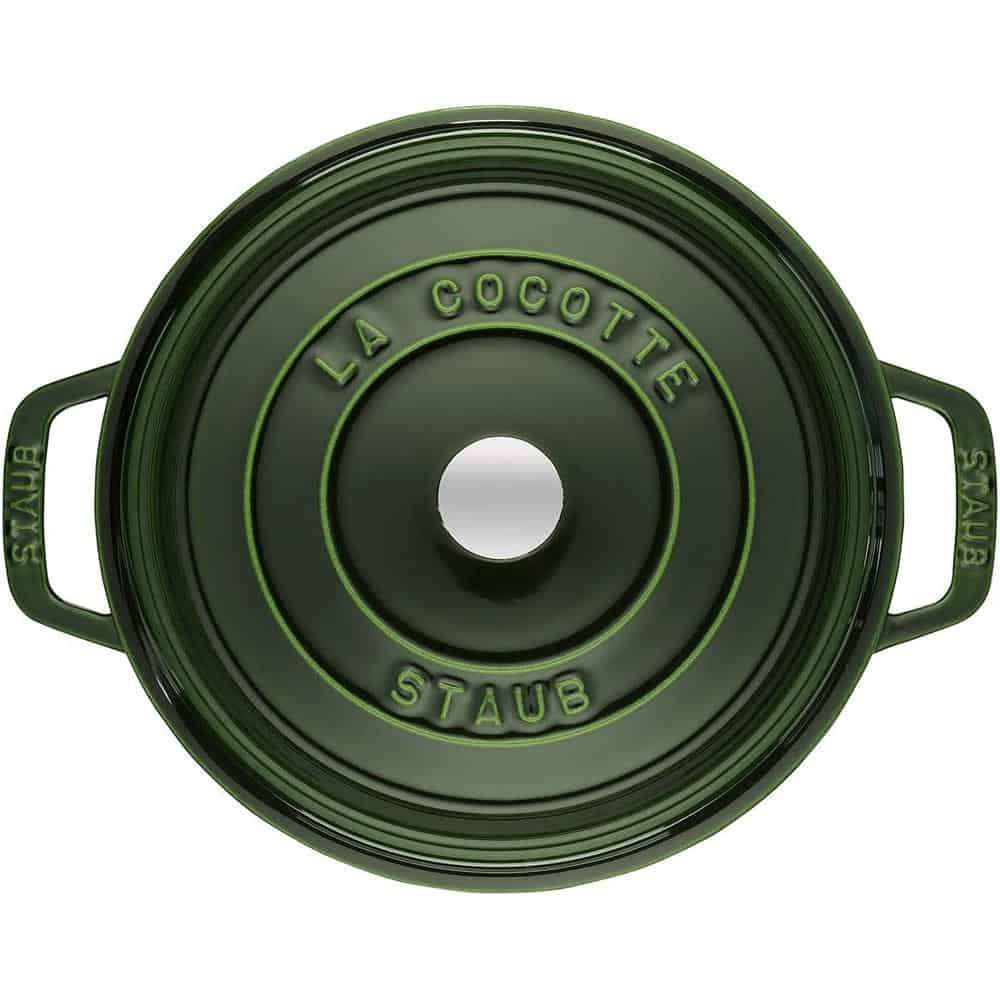 Cocotte-Round-24cm-Basil-2 Nắp nồi gang La Cocotte