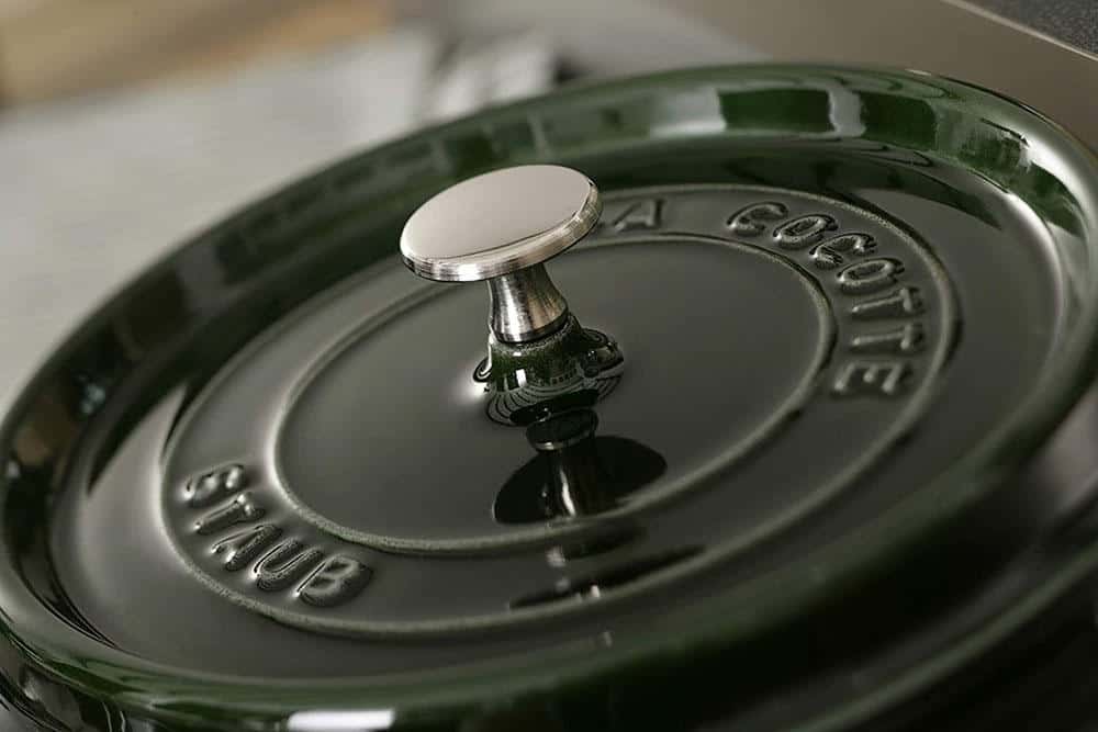 Cocotte-Round-24cm-Basil-6 Nắp Nồi Gang Staub Round Cocotte Basil 24cm