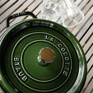 Nồi Gang Staub Round Cocotte Basil 24cm 40509-356-0 3 Nồi Gang Staub Round Cocotte Basil 24cm 40509-356-0