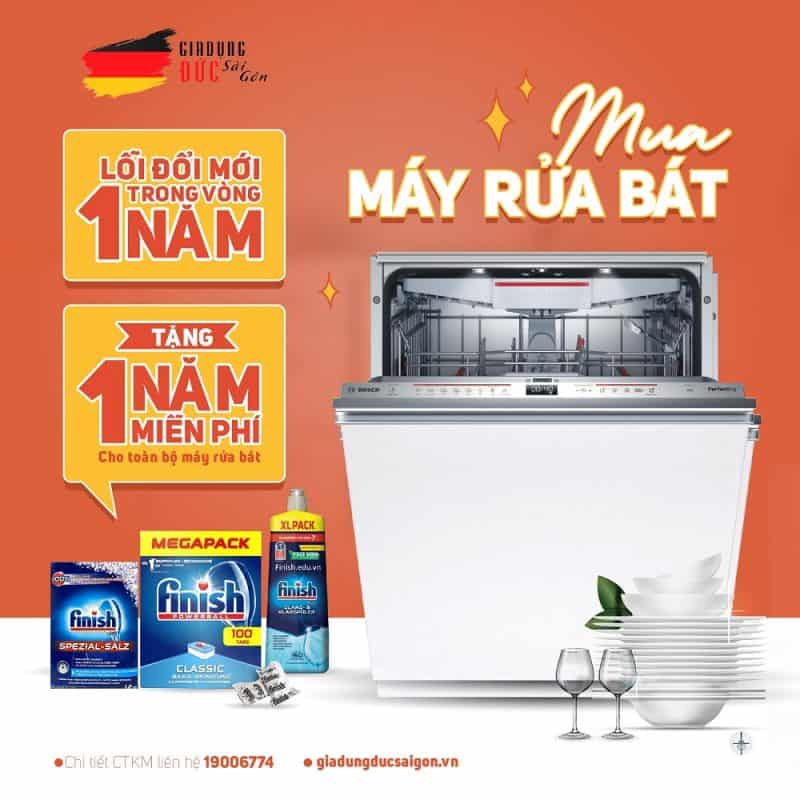 khuyến mãi mua máy rửa chén bosch