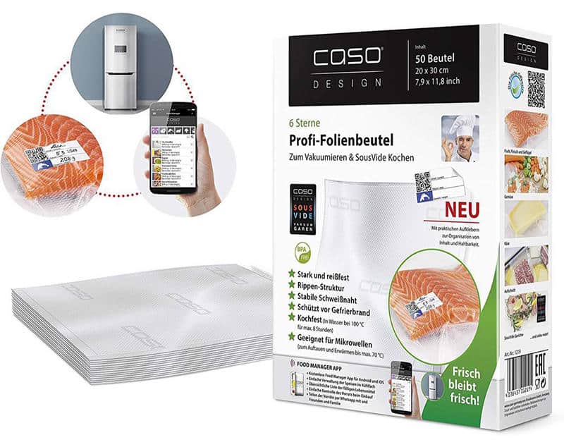 Túi Hút Chân Không Caso 30x40cm 1291 - 50 Túi 4 Túi Hút Chân Không Caso 30x40cm 1291