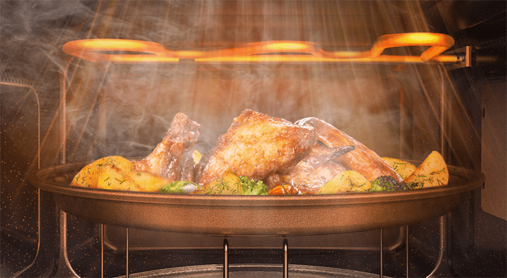 Chức năng chiên nướng không dầu của lò vi sóng