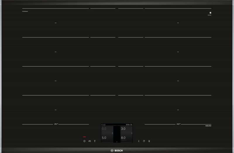 Bếp Từ Đa Điểm Bosch PXY875KW1E Serie 8 Âm Tủ 80cm - Không Giới Hạn Vùng Nấu 10 Bếp Từ Đa Điểm Bosch PXY875KW1E Serie 8 Âm Tủ 80cm