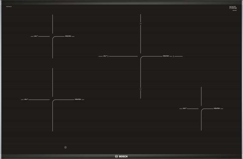 Bếp Từ 4 Vùng Bosch PIE875DC1E Seri 8 Âm Tủ