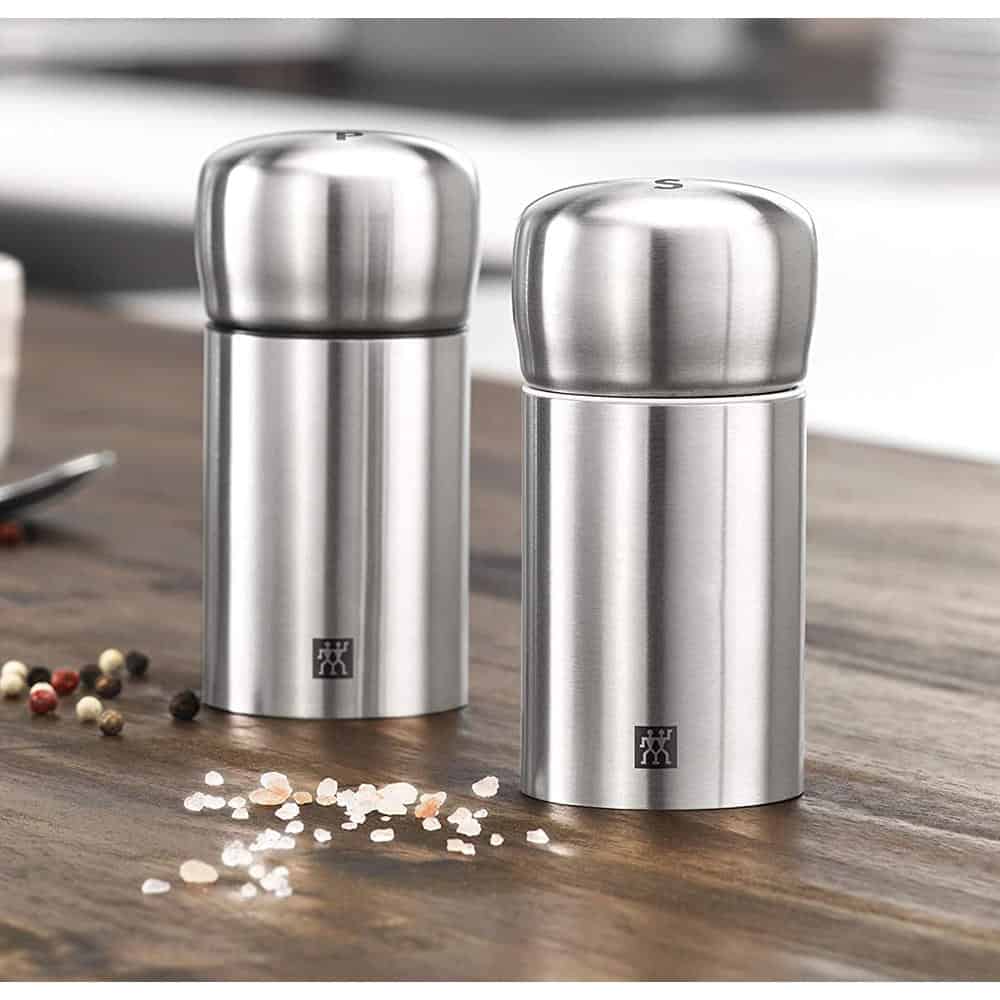 Bộ 2 Lọ Xay Tiêu Muối Zwilling Spices 39500-025-0 Bộ 2 Lọ Xay Tiêu Muối Zwilling Spices 39500-025-0