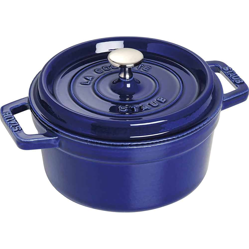 Nồi Gang Staub Round Cocotte Blue 20cm 40510-264-0 Nồi Gang Staub Round Cocotte Blue 20cm 40510-264-0
