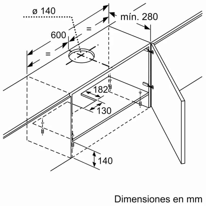 Máy Hút Mùi Bosch DFT63AC50 Âm Tủ