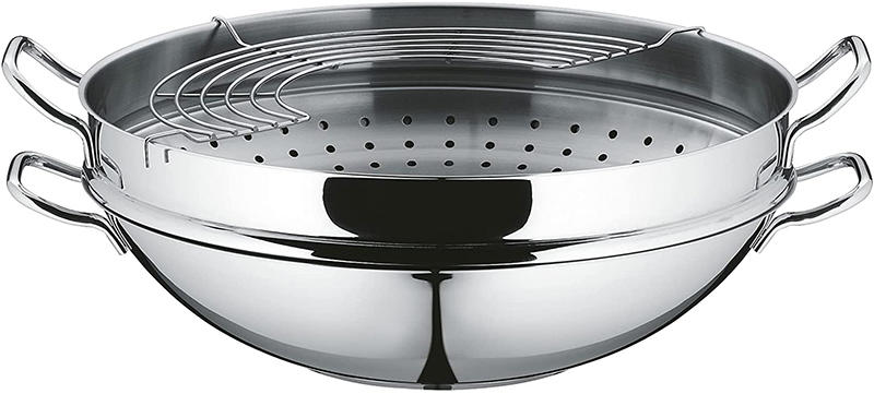 Chảo Kèm Xửng Hấp WMF Wok Macao 36cm