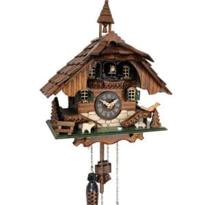 Đồng Hồ Cuckoo Quartz 444 Black Forest Clock Bell Tower