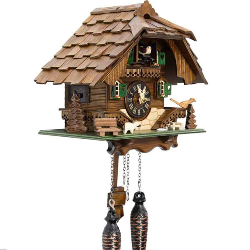 Đồng Hồ Cuckoo Quartz 444 Black Forest Clock Bell Tower 3 Đồng Hồ Cuckoo Quartz 444 Black Forest Clock Bell Tower